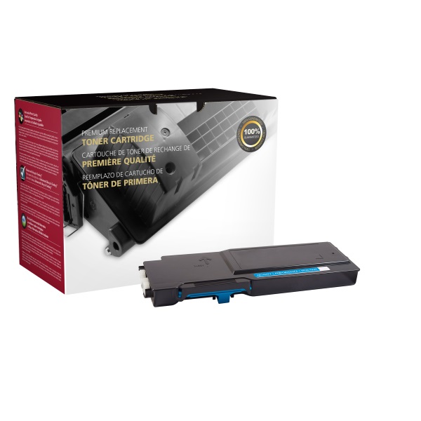 CIG Remanufactured High Yield Cyan Toner Cartridge for C2660DN, C2665DNF (Alternative for Dell 593-BBBT, 488NH, 593-BBBN, TXM5D) (4,000 Yield)