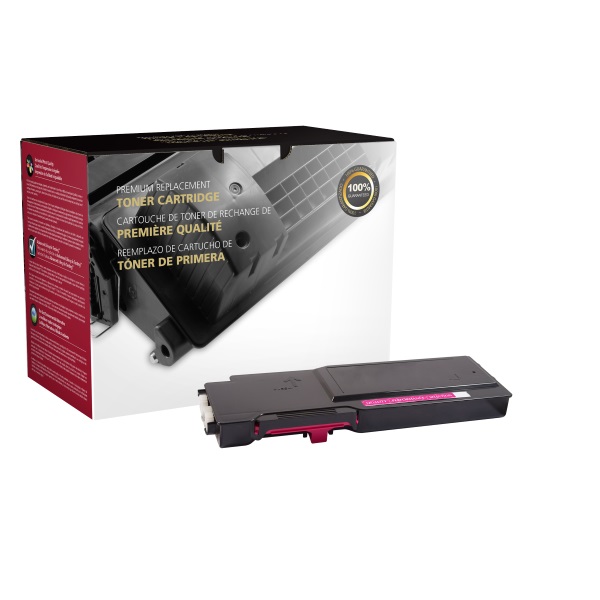 CIG Remanufactured High Yield Magenta Toner Cartridge for C2660DN, C2665DNF (Alternative for Dell 593-BBBS, VXCWK, 593-BBBP, FXKGW) (4,000 Yield)