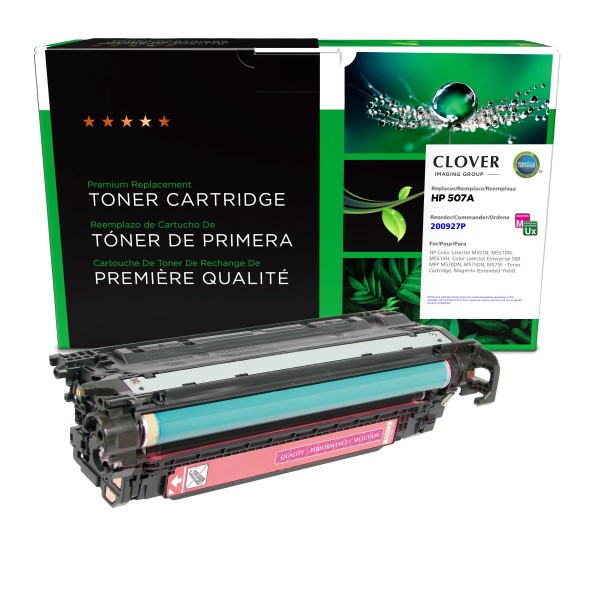 CIG Remanufactured Extended Yield Magenta Toner Cartridge for Color LJ M551, Enterprise 500 MFP M570, M575 (Alternative for HP CE403A, 507A) (10,500 Yield)