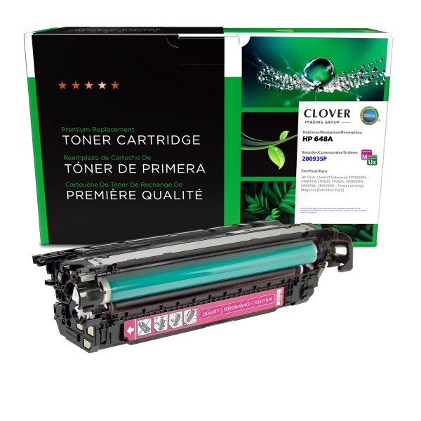CIG Reman Magenta Extended Yield Toner Ctg for Color LJ Ent CP4025DN, CP4025N, CP4520, CP4525, CP4525DN, CP4525N, CP4525XH (Alternative for HP CE263A(J), 648A) (14,500 Yield)
