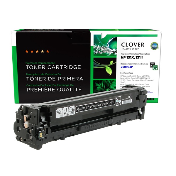 CIG Remanufactured Black Extended Yield Toner Cartridge for LaserJet Pro 200 Color M251NW; LaserJet Pro Color MFP M276NW (Alternative for HP CF210X(J)) (3,200 Yield)