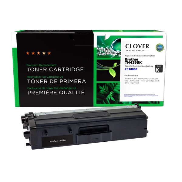 CIG Remanufactured Black Ultra High Yield Toner Cartridge for  HL-L9310CDW; MFC-L9570CDW, MFC-L9570CDWT (Alternative for Brother TN439BK) (9,000 Yield)