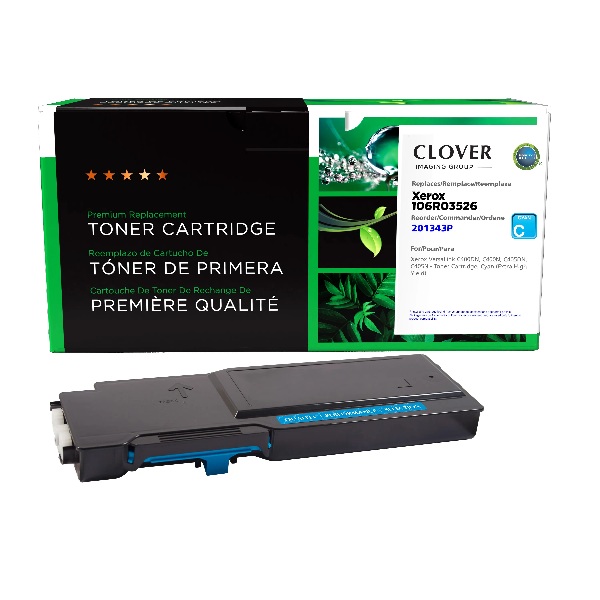 CIG Remanufactured Extra High Yield Cyan Toner Cartridge for VersaLink C400DN, C400N, C405DN, C405N (Alternative for Xerox 106R03526) (8,000 Yield)