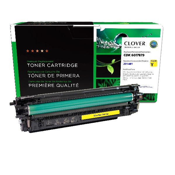 CIG Remanufactured High Yield Yellow Toner Cartridge For Color LJ Ent M553DN, M553N, M553X; Color LJ Ent MFP M577DN, M577F; Flow M577C, M577Z (Alternative for CDK 6017879) (9,500 Yield)