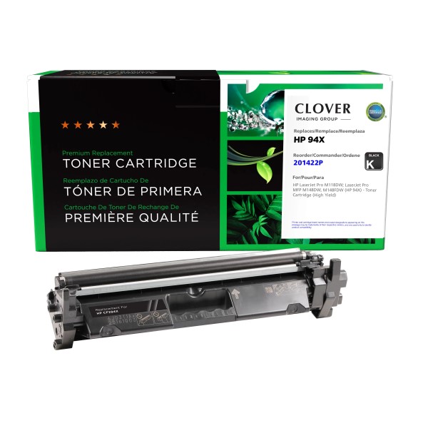 CIG Remanufactured High Yield Toner Cartridge for LaserJet Pro M118DW; MFP M148DW, M148FDW (Alternative for HP CF294X, 94X) (2,800 Yield)