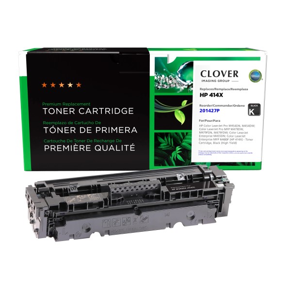 CIG Reman Black High Yld Toner Ctg for Color LJ Pro M454DN, M454DW; Pro MFP M479DW, M479FDN, M479FDW; Ent M455DN; Ent MFP M480F; Clr LJ Mngd E45028DN; MFP E47528F (Alt for HP W2020X, 414X) (7,500 Yld)