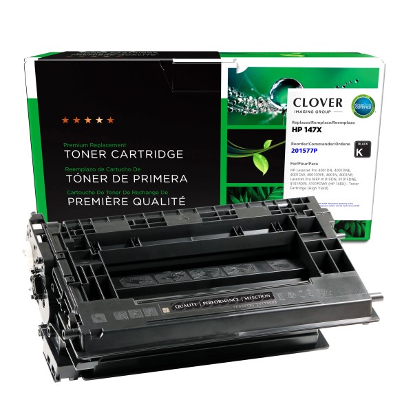 CIG Remanufactured High Yield Toner Cartridge for LJ Ent M611DN, M611X, M612DN, M612X; LJ Ent MFP M634Z, M635FHT, M635H, M636FH; Flow MFP M634H, M635Z, M636Z  (Alt for HP W1470X, 147X) (25,200 Yield)