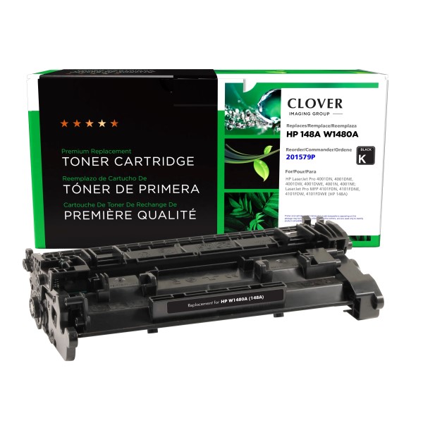 CIG Remanufactured Toner Cartridge for LJ Pro 4001DN, 4001DW, 4001N, LJ Pro MFP 4101FDN, 4101FDW (Alternative for HP W1480A, 148A) (2,900 Yield)