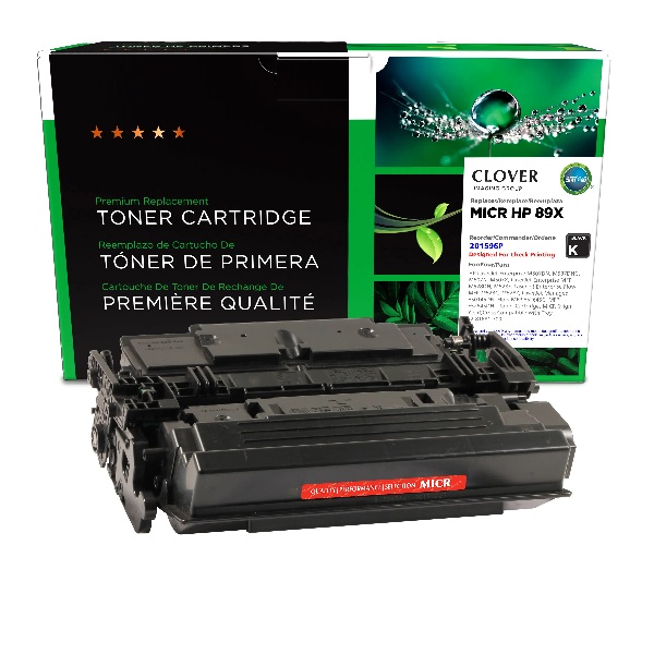 CIG Remanufactured 89X MICR High Yield Toner Cartridge for HP LaserJet Enterprise M507DN, MFP M528DN, M528F, LaserJet Enterprise Flow MFP M528C, M528Z (Alternative for HP CF289X) (1,0000 Yield)