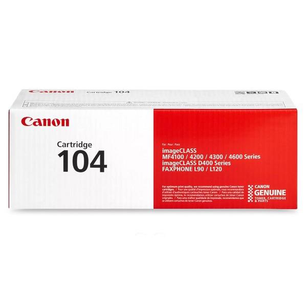 Canon (CRG104) FaxPhone L90, L120, L140, imageCLASS D420, D480, MF4150, MF4350d, MF4690,  MF4270, MF4370dn, MF4380dn Black Toner Cartridge (2,000 Yield)