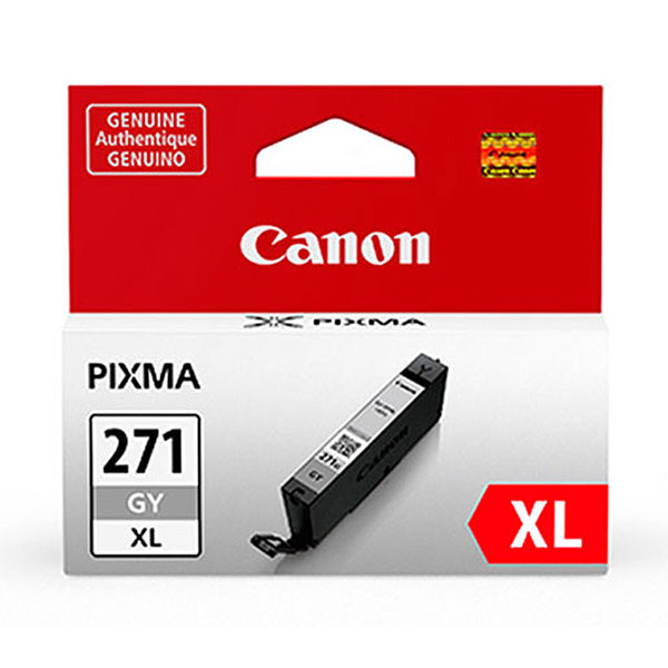 Canon (CLI-271XL) PIXMA MG5720 MG5721 MG5722 MG6820 MG6821 MG6822 MG7720 High Yield Gray Ink Cartridge (10.8ml)