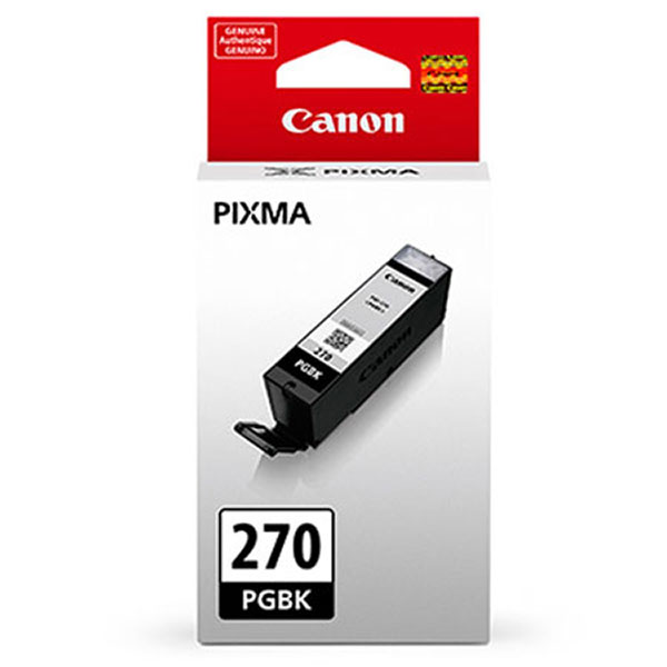 Canon (PGI-270) PIXMA MG5720 MG5721 MG5722 MG6820 MG6821 MG6822 MG7720 Pigment Black Ink Cartridge (15.4ml)