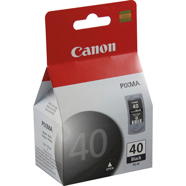 Canon (PG-40) iP1600, iP1700, iP2600, MP 150, 160, 170, 400, 450 Black Ink Cartridge