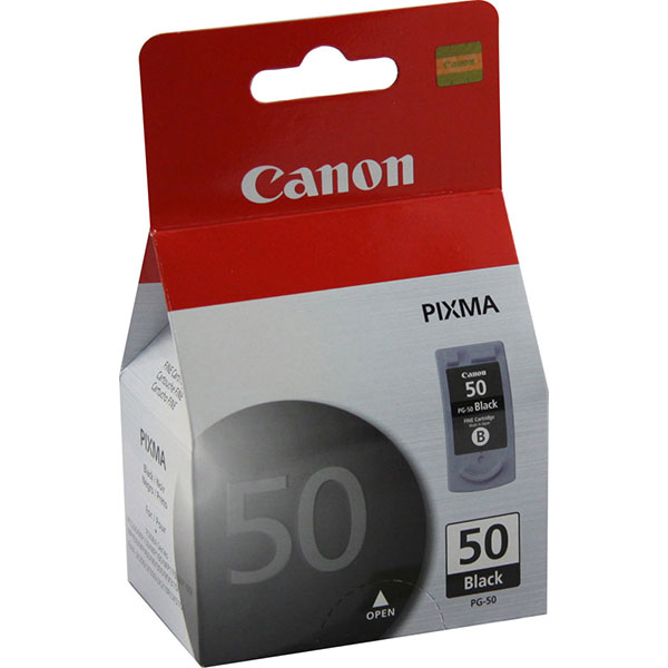 Canon (PG-50) iP6210, MP 150, 160, 170, 450, 460, MX 300, 310, JX 200, 210P High Yield Black Ink Cartridge