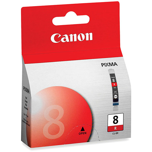 Canon (CLI-8R) iP4200 iP4300 iP5200 iP5200R MP 500 510 530 600 800 810 830 950 PIXMA Pro9000 Pro9000 Mark II Red Ink Tank