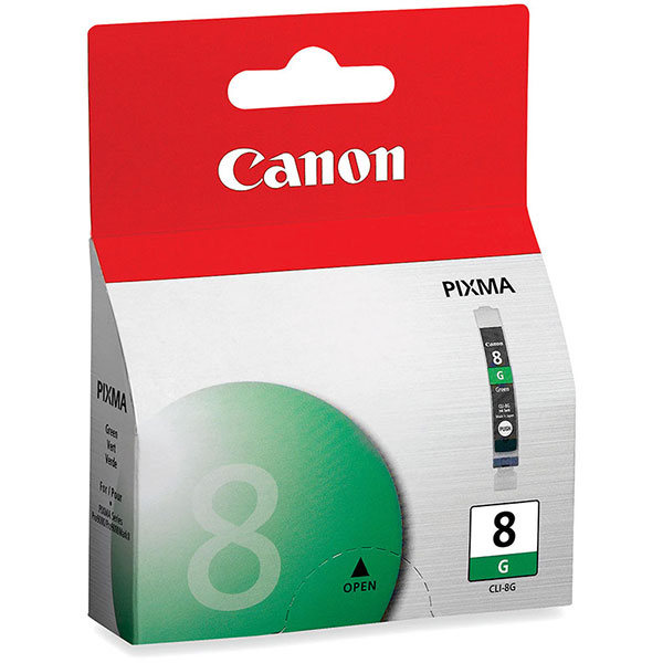 Canon (CLI-8G) iP4200 iP4300 iP5200 iP5200R MP 500 510 530 600 800 810 830 950 PIXMA Pro9000 Pro9000 Mark II Green Ink Tank
