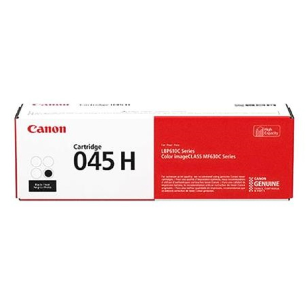 Canon (CRG-045H) Color imageCLASS LBP612Cdw, MF632Cdw, MF634Cdw High Capacity (Black) Toner Cartridge (2,800 Yield)