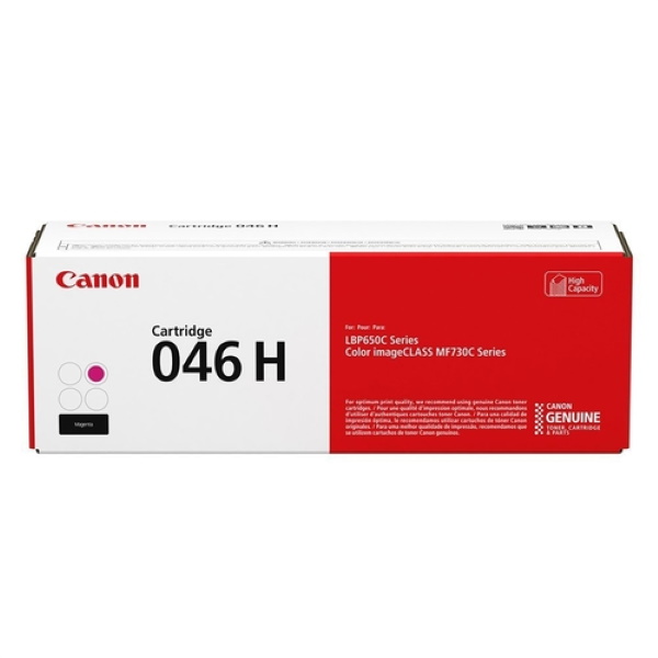 Canon (CRG-046H) Color imageCLASS LBP654Cdw, MF731Cdw, MF733Cdw, MF735Cdw High Capacity (Magenta) Toner Cartridge (5,000 Yield)