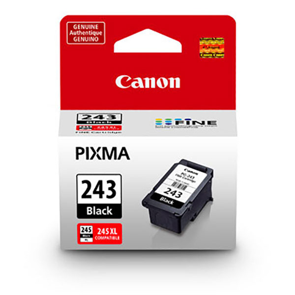 Canon (PG-243) iP2820 MX492 MG2420 MG2520 MG2525 MG2920 MG2922 MG2924 MG3020 Pigment Black Ink Cartridge