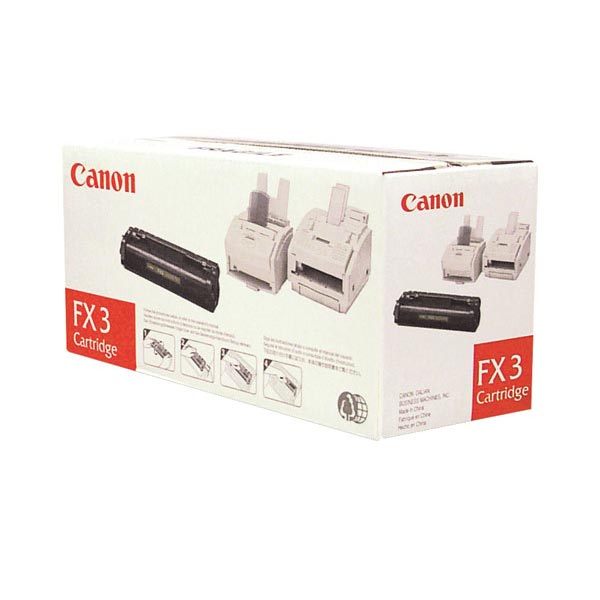 Canon (FX-3) CFX-L3500, L4000, L4500, Faxphone L75, L80, imageCLASS 1100, LaserCLASS 1060P, 2050, 2060, L300, L4000 MP L60, L90, L6000 Toner Cartridge (2,700 Yield)
