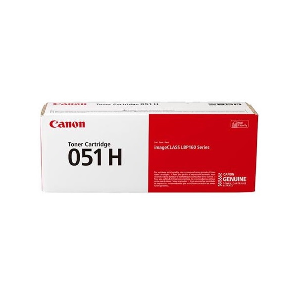 Canon (CRG-051H BK) imageCLASS LBP162dw MF264dw MF267dw MF269dw High Yield Black Toner Cartridge (4000 Yield)