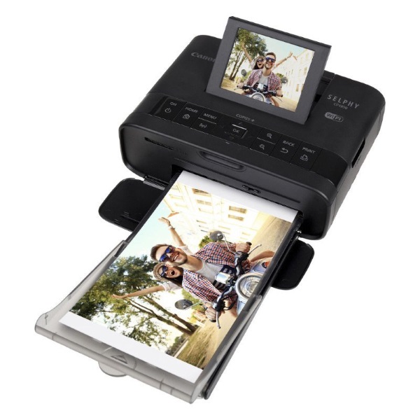 Canon SELPHY CP1300 Compact Photo Printer Black (47 spp) (18 Sheet 4 x 6) (USB) (Wireless) (Max Print Size 101.6) (Max Resolution 436) (Memory Card Slot) (Borderless) (Energy Star)
