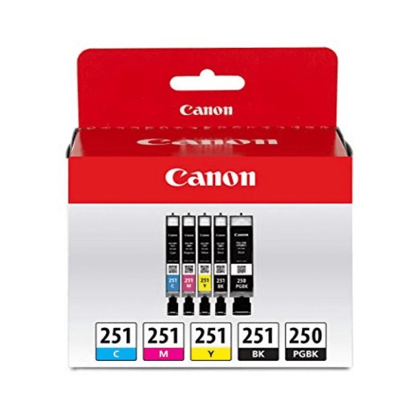 Canon (CLI-65) 8 Color Ink Tank Vaule Pack PIXMA Pro-200 (Dye Based) (Includes K, C, G, M, Photo C, Photo M, LG, Y) (12.6 ml Each)
