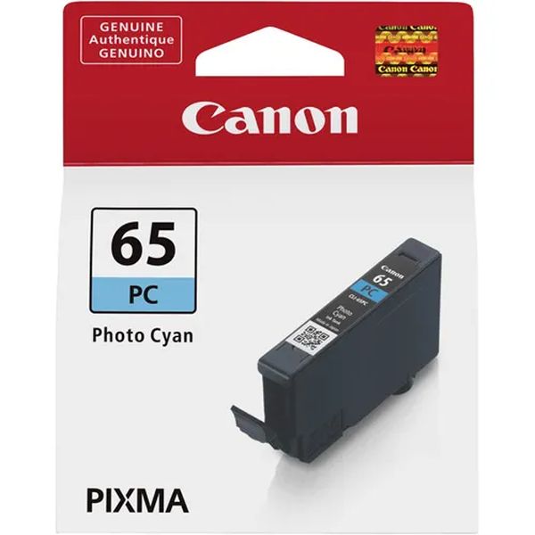 Canon (CLI-65) PIXMA Pro-200 Photo Cyan Ink Tank (Dye Based) (12.6 ml)