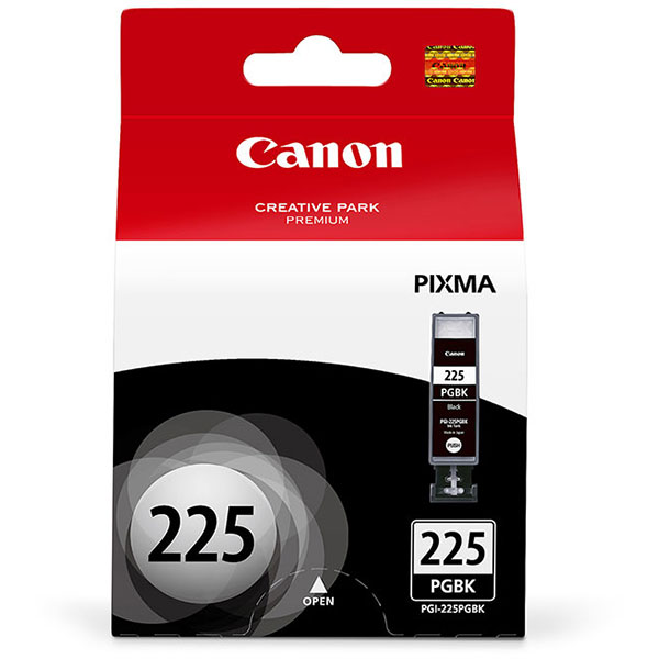 Canon (PGI-225BK) iP4820, MG5120, MG5220, MG6120, MG8120, MX882, MX892, iX6520, iP4920, MG5320 Pigment Black Ink Tank