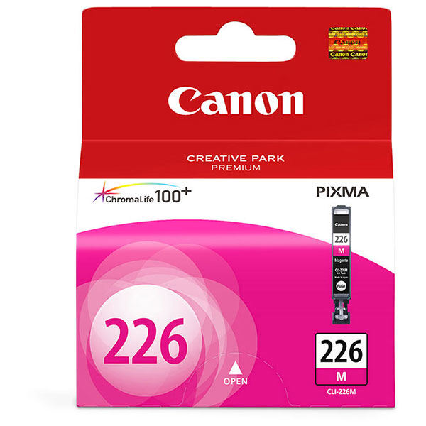Canon (CLI-226M) iP4820, iP4920, iX6520, MG5120, MG5220, MG5320, MG6120, MG6220, MG8120, MG8220, MX712, MX882, MX892 Magenta Ink Tank