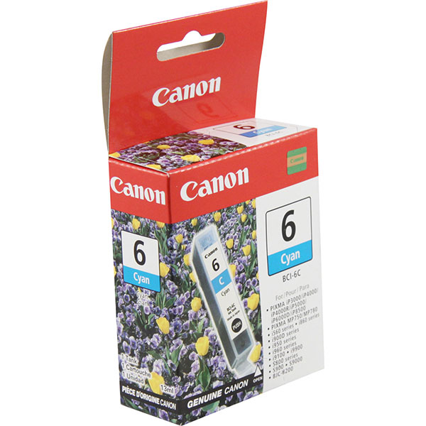 Canon (BCI-6C) BJC 8200, i560, i860, i900D, i950, i960, i9100, i9900, iP3000, iP4000, iP4000R, iP5000, iP6000D, iP8500, S800, S820, S820D, S830D, S900, S9000, MP 750, 760, 780 Cyan Ink Tank