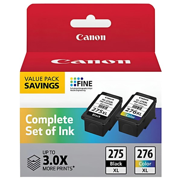 Canon (PG-275 XL / CL-276 XL) PIXMA TS3520 Series, PIXMA TR4720 Ink Cartridge Value Pack