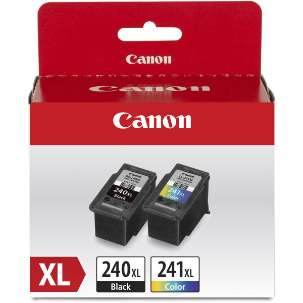 Canon (PG-240 XL / CL-241 XL) Pixma MG2120, MG3120, MG3620, MG4120, MX512, MX432, MX372, MX522, MX452, MX392, MG2220, MG3220, MG4220, MG3520, MG3620, MX472, MX532, TS5120 Ink Cartridge Value Pack