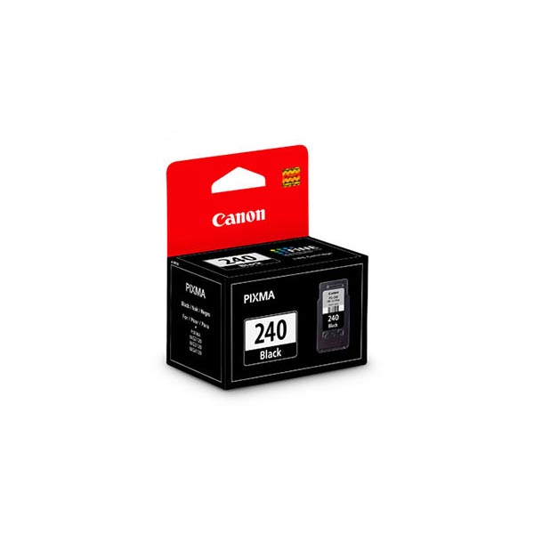 Canon (PG-240) PIXMA MG2120, MG2140, MG2220, MG3120, MG3122, MG3140, MG3220, MG3520, MG3620, MG4120, MG4220, MX392, MX432, MX452, MX459, MX472, MX479, MX522 MX532 Black Ink Cartridge (180 Yield)