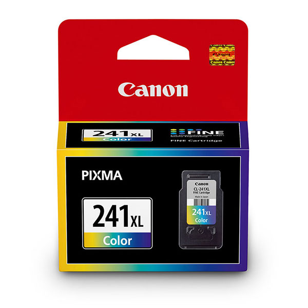 Canon (CL-241XL) PIXMA MG2120, MG2220, MG3120, MG3220, MG3520, MG4120, MG4220, MX372, MX392, MX432, MX452, MX472, MX512, MX522, MX532 High Yield Color Ink Cartridge (400 Yield)