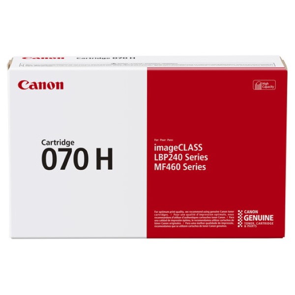 Canon (CRG-070 H) imageCLASS MF465DW, MF462DW, LBP247DW, LBP246DW High Capacity Black Toner Cartridge (10,200 Yield)