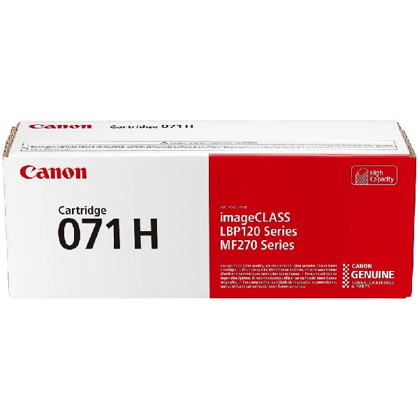 Canon (CRG-071 H) imageCLASS LBP122dw, imageCLASS MF275dw, imageCLASS MF273dw High Yied Black Toner Cartridge