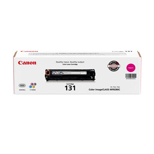 Canon (CRG-131M) Color imageCLASS LBP7110Cw, MF624Cw, MF628Cw, MF8280Cw Magenta Toner Cartridge (1,500 Yield)