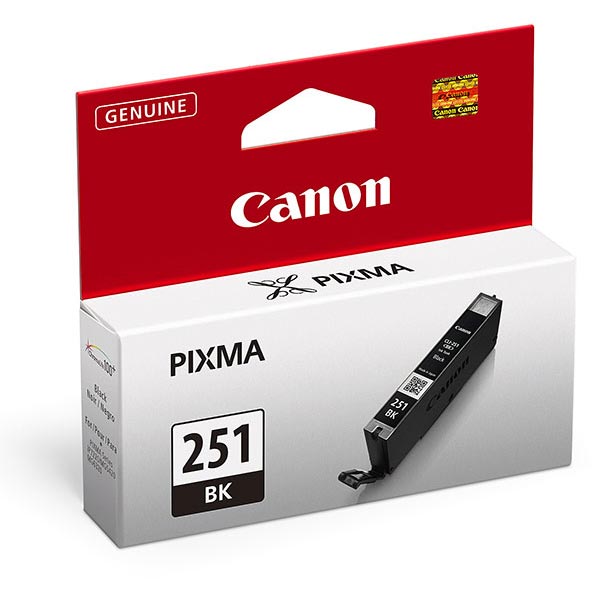 Canon (CLI-251B) PIXMA iP7220, iP8720, iX6820, iX8720, MG5420, MG5520, MG5620, MG6320, MG6420, MG6620, MG7120, MG7520, MX922 Black Ink Tank