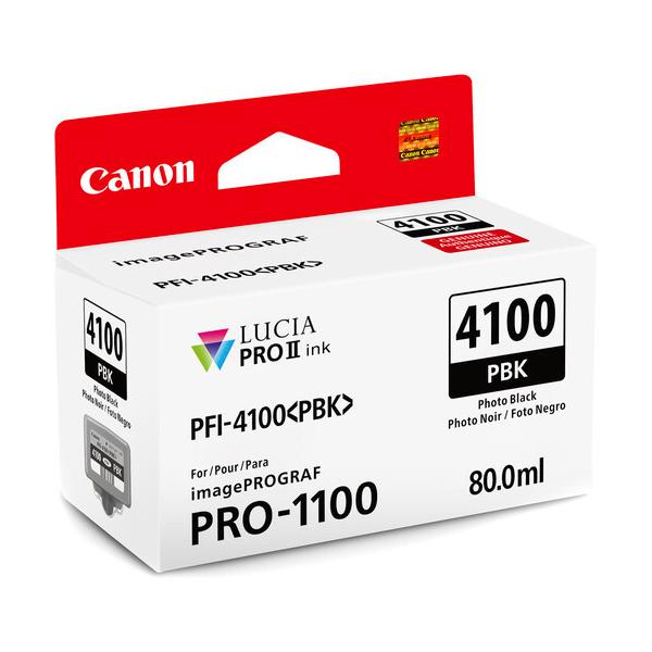 Canon (PFI-4100) imagePROGRAF PRO-1100 Photo Black Ink Tank (80mL)