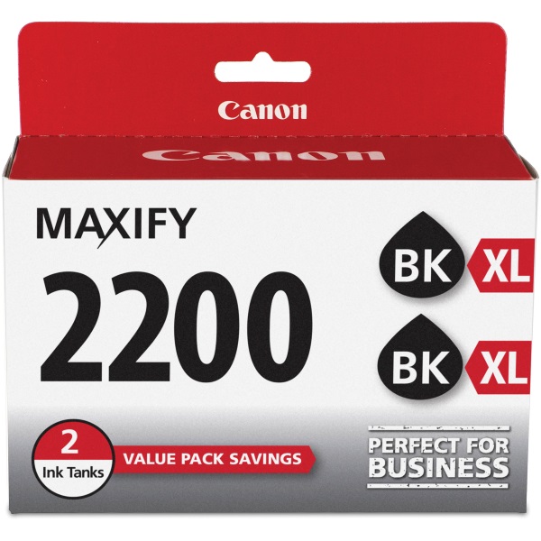 Canon (PGI-2200) XL Black Twin Pack MAXIFY iB4020 MB5020 MB5320 PIXMA TS3120