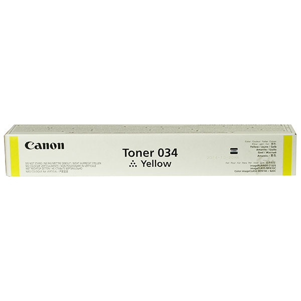 Canon (CRG-034) imageCLASS MF810Cdn, MF820Cdn Yellow Toner Cartridge (7,300 Yield)