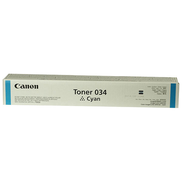Canon (CRG-034) imageCLASS MF810Cdn, MF820Cdn Cyan Toner Cartridge (7,300 Yield)