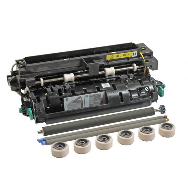 T650 T652 T654 T656 X652 X654 X656 X658 Refurbished Maintenance Kit w/ OEM Rollers (110-120V) (Type 1) (Includes Fuser Transfer Roller Charge Roll Pick Tires) (OEM# 40X4724) (300000 Yield)