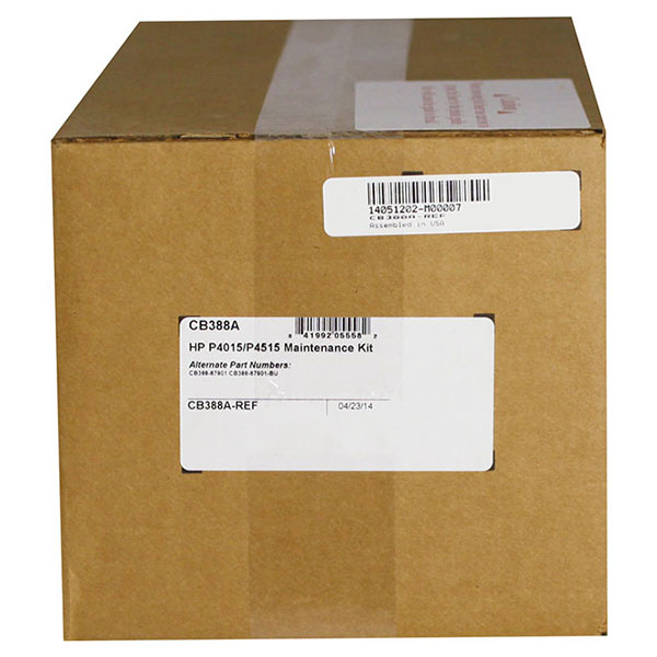 LJ P4014 P4015 P4515 Refurbished Maintenance Kit (110V) (Includes Fuser Assembly Transfer Roller 8 Feed Rollers Gloves) (OEM# CB388A) (225000 Yield)