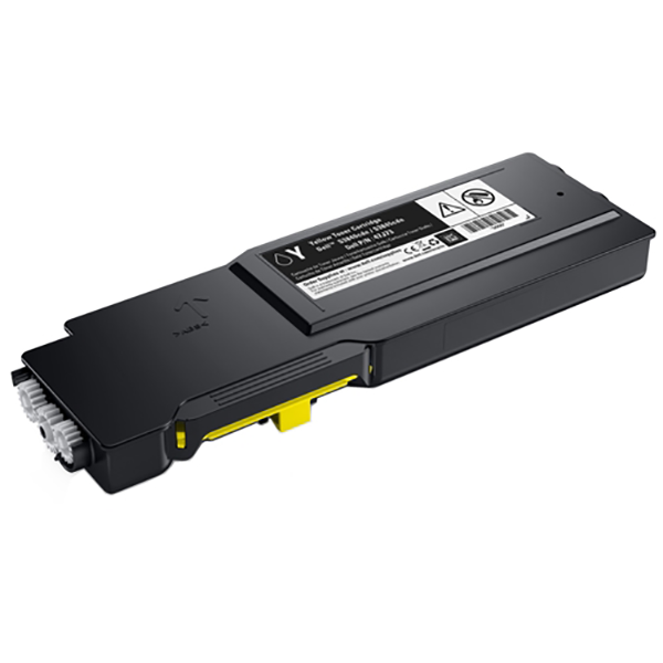 Dell S3840cdn, S3845cdn Yellow Toner Cartridge (OEM# 593-BBZY) (3,000 Yield)