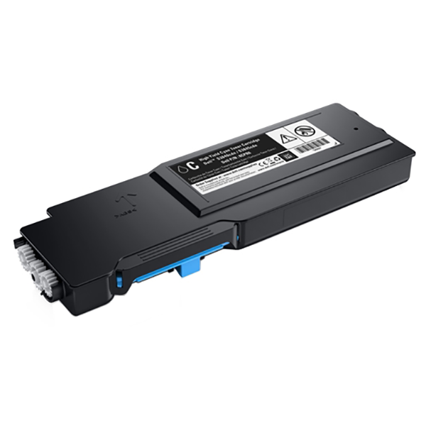 Dell S3840cdn, S3845cdn Cyan Toner Cartridge (OEM# 593-BCBB) (3,000 Yield)