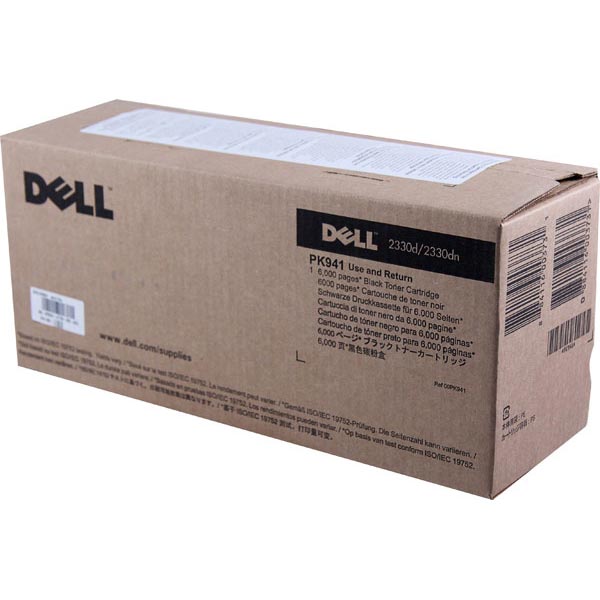 Dell 2330D, 2330DN, 2350D, 2350DN High Yield Use and Return Toner Cartridge (OEM# 330-2650, 330-2667) (6,000 Yield)