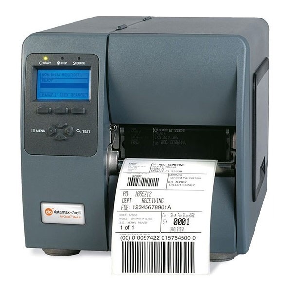 Datamax M-Class 4210 DTLabel Printer Parallel Enetpar 3" Media Hub W/Metal Cover (16 MB) (110 V AC) (10 in/s) (203 dpi)(USB) (Ethernet) (Max Width 4.65") (3" Core) (8" Diam)