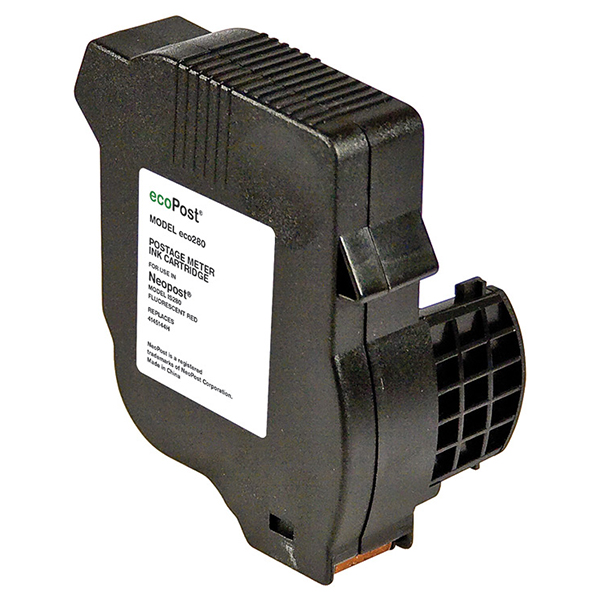 EcoPost Remanufactured Red Postage Meter Ink Cartridge for NeoPost IS280 Hasler IM280 (Alternative for NeoPost ISINK2 IMINK2) (2500 Yield)
